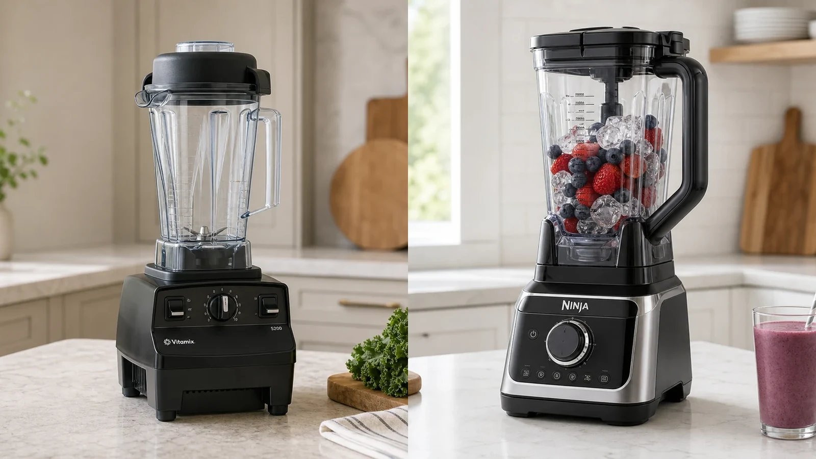 Vitamix vs Ninja Blender: Premium Power or Family Value?