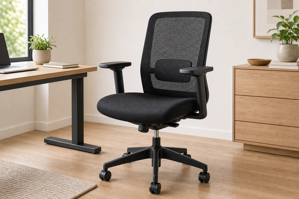 Branch Ergonomic Chair in a bright home office