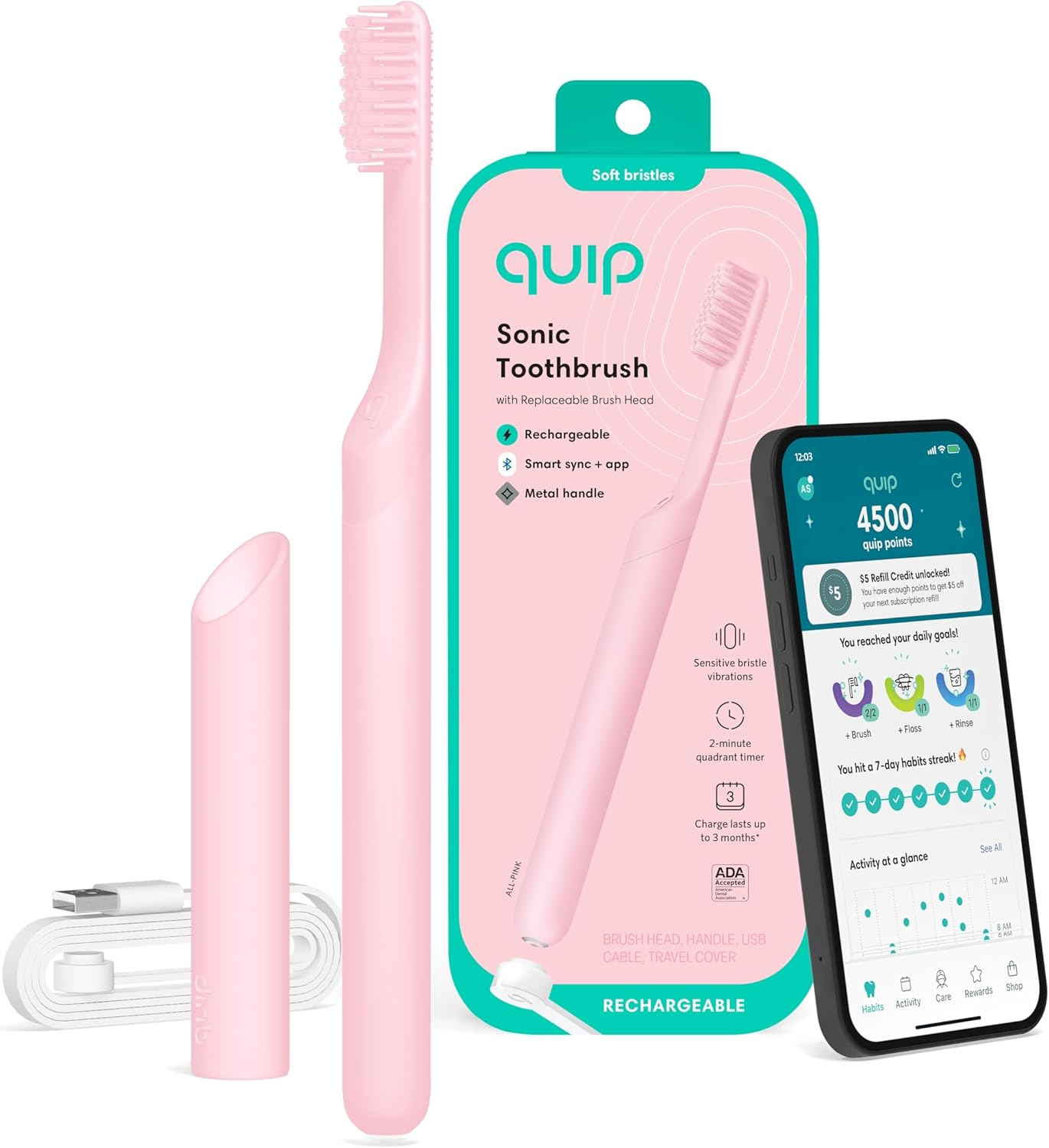 Photo of Quip Rechargeable Electric Toothbrush