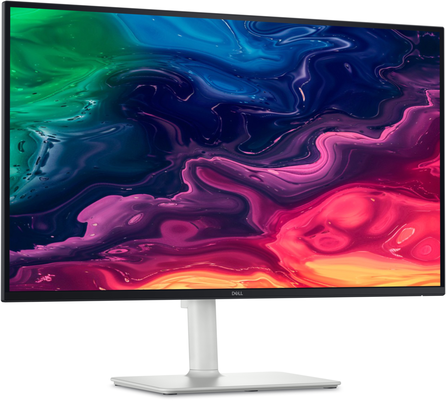 Dell S2725QC 27-inch 4K 120Hz USB-C monitor in Ash White