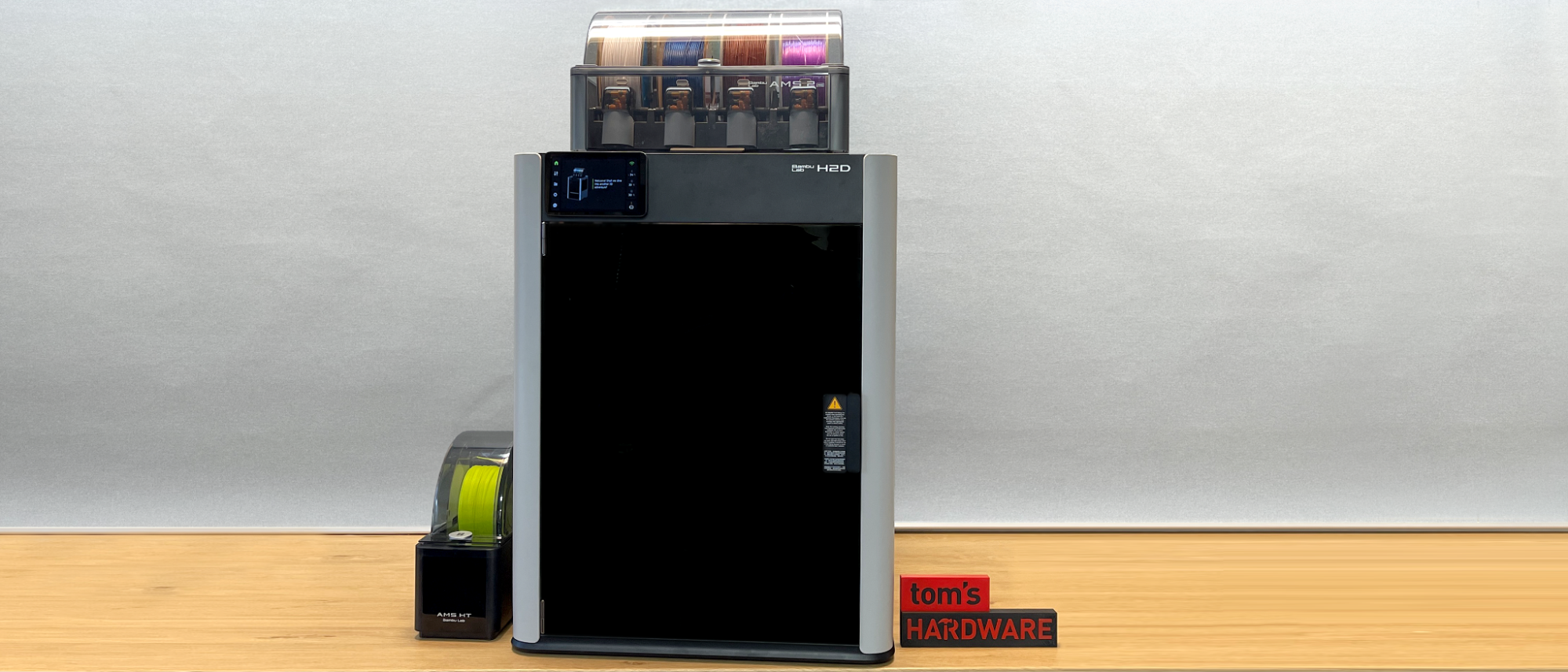 Bambu Lab H2D dual-nozzle large-format 3D printer