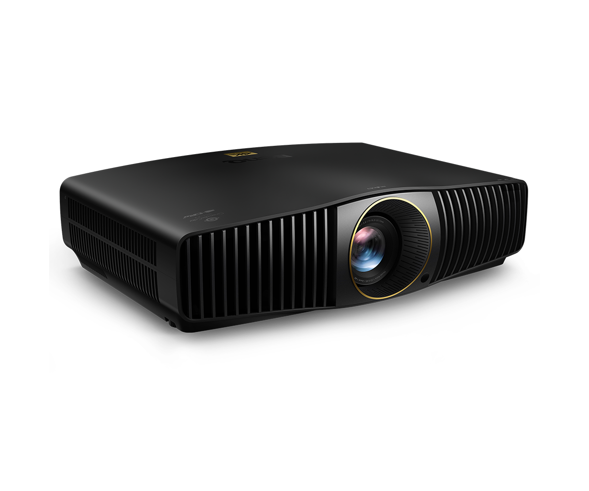 BenQ W5800 4K laser home cinema projector with motorized lens, front view