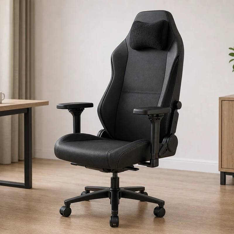 Secretlab Titan Evo chair in a bright home office