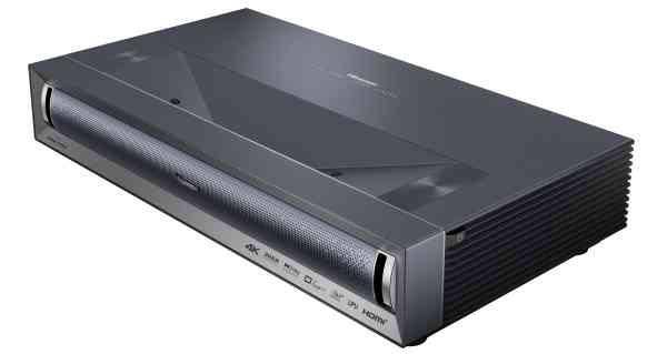 Hisense PX3-Pro ultra-short-throw TriChroma laser TV projector, front view